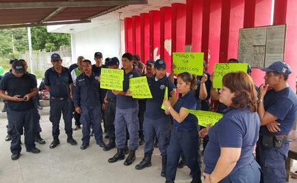 Protestan custodios de penal de Lázaro Cárdenas, Michoacán