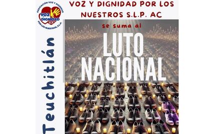 Buscadoras de San Luis Potosí se suman al Luto Nacional por víctimas de Teuchitlán; participan varios municipios