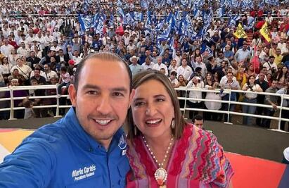 No la van a amedrentar ni difamar: Marko Cortés defiende a Xóchitl Gálvez