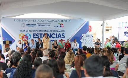 Gobernadora de Aguascalientes pone en marcha programa de estancias infantiles