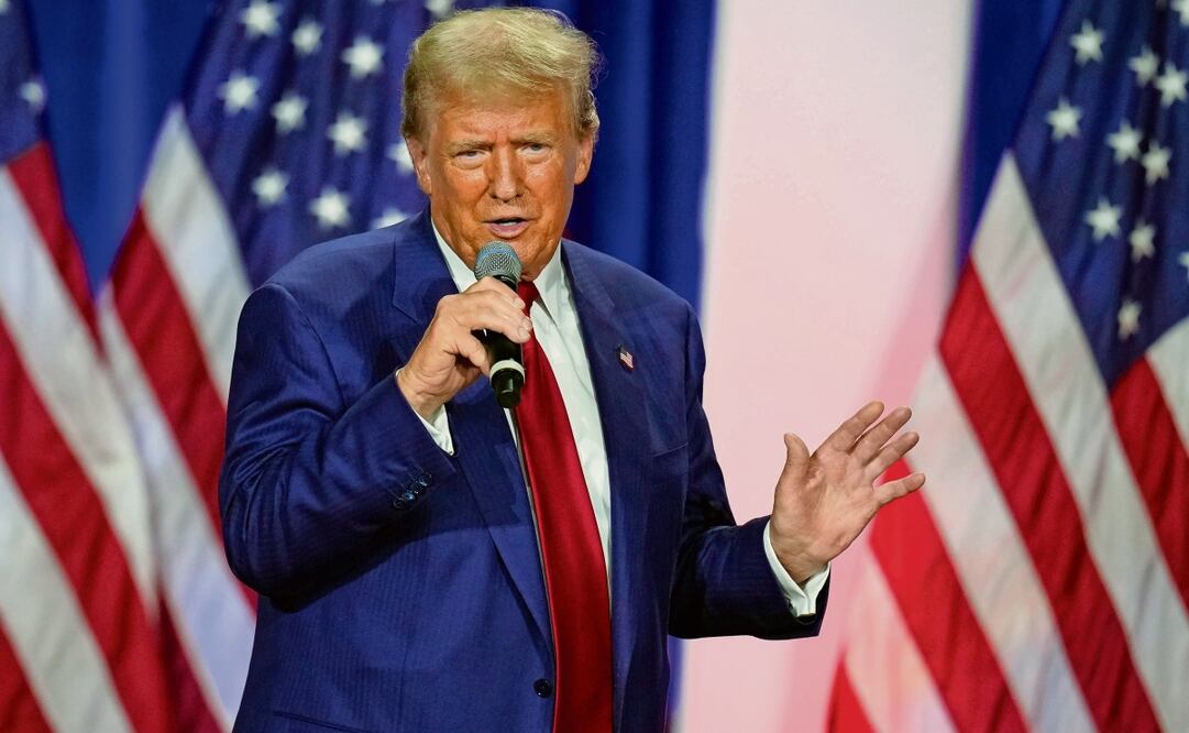 El expresidente Donald Trump, en La Crosse, Wisconsin, el jueves. Foto: Charlie Neibergall / AP