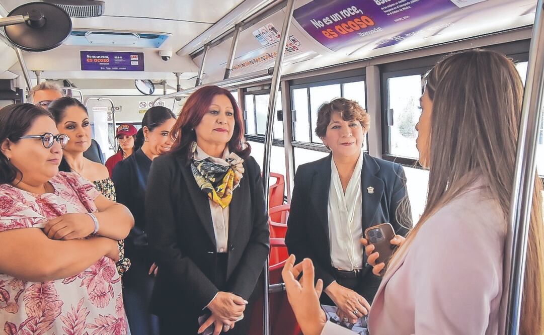 Delfina Gómez encabezó el inicio del programa de seguridad. Foto Especial
