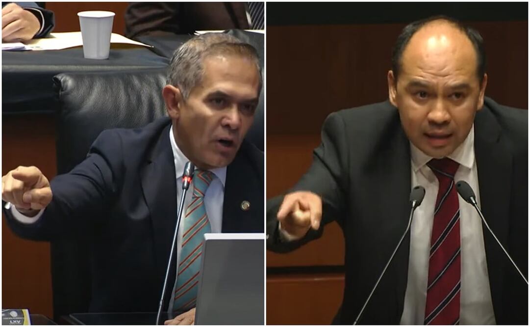 Senador Miguel Ángel Mancera y diputado Alejandro Robles. Foto: Captura de pantalla