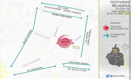 Devotos de San Judas Tadeo complican circulación en Reforma