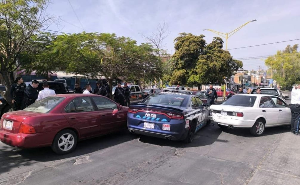 Dictan prisión a hombre que robó una patrulla y chocó tres vehículos en Aguascalientes (05/01/2026). Foto: Especial