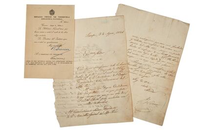 Subastan carta de Simón Bolívar por 23 mil dólares