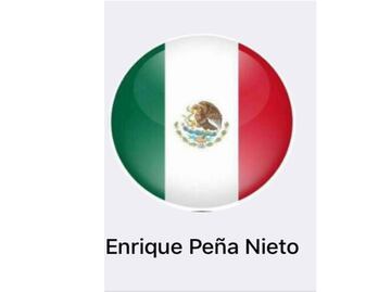 Peña Nieto coloca bandera en su perfil de WhatsApp