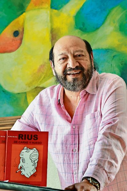 Rius de carne y hueso es publicado por La Katrina Editorial. Foto: Berenice Fregoso / EL UNIVERSAL