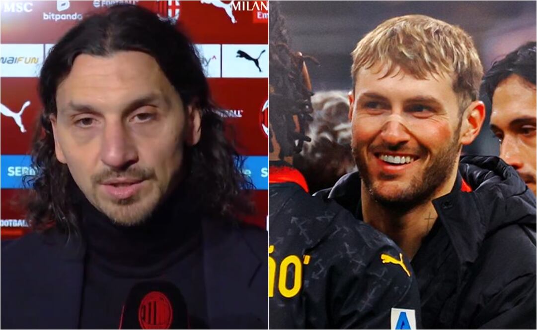 FOTO: ESPECIAL - Zlatan Ibrahimovic lanza elogio para Santiago Giménez tras nuevo gol con el AC Milan