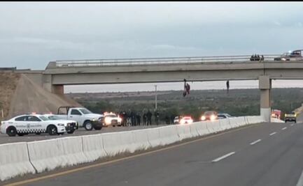 Hallan tres cuerpos colgados en puente vehicular de Fresnillo, Zacatecas