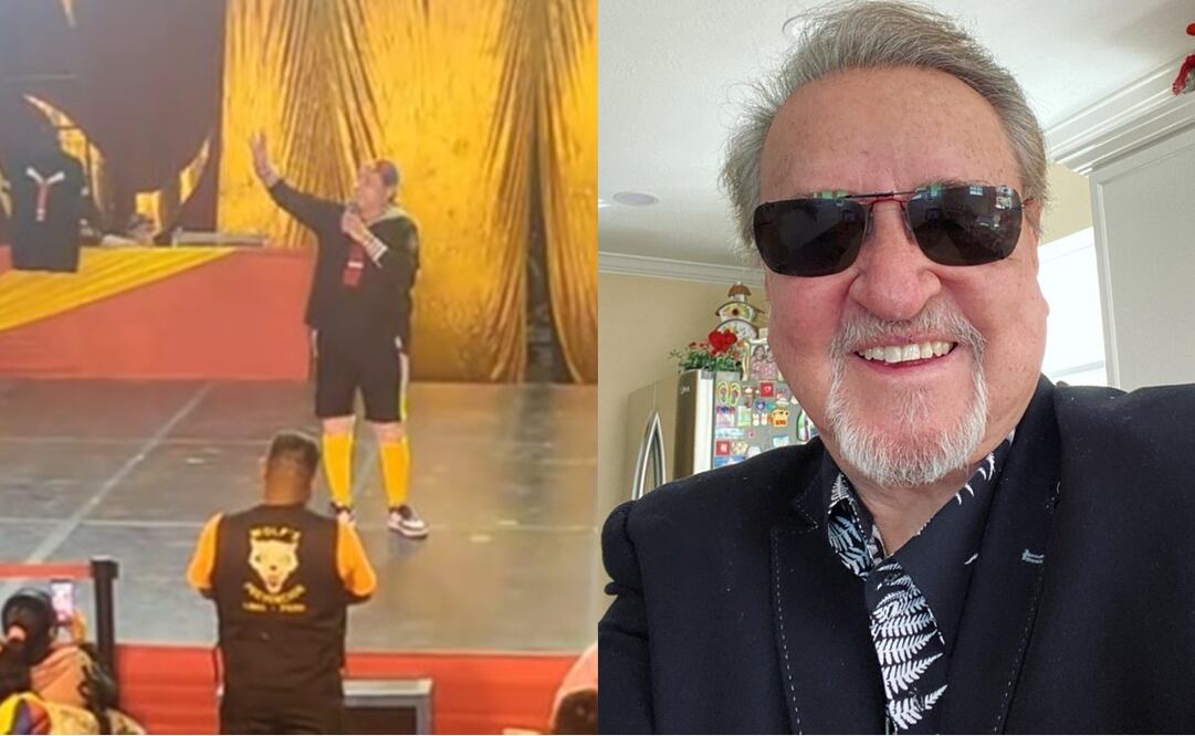 Carlos Villagrán está realizando shows en Perú con su personaje de Kiko. Foto: Vía TikTok @JugandorCriticon/ Instagram oficial.