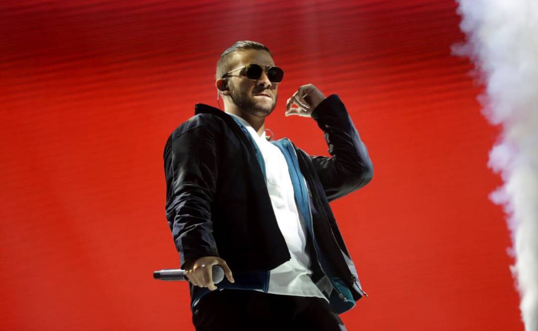 Turizo empezó su show con el tema "Una Lady Como Tú" Foto: Luis Cortés / EL UNIVERSAL