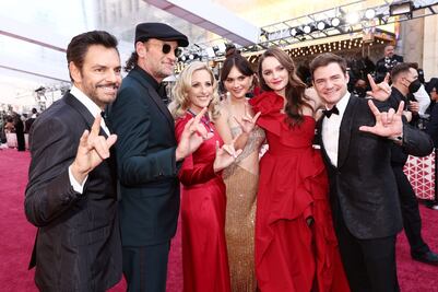 Premios Oscar: Eugenio Derbez llega a la alfombra roja con "CODA", su segunda familia 
