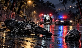 Biker sin casco derrapa hacia el otro mundo, en Álvaro Obregón