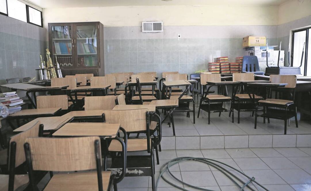 La primaria Carmen Serdán, en el estado de Chihuahua, formaba parte del Programa de Escuelas de Tiempo Completo. Foto: Christian Torres/ EL UNIVERSAL.