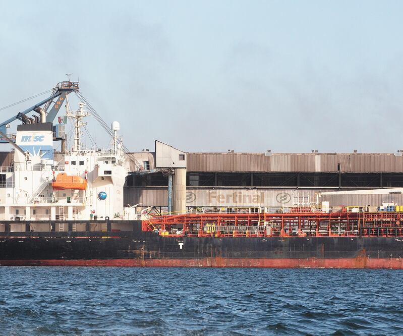 Aspecto de la planta de Fertinal, la cual fue adquirida por Petróleos Mexicanos. Foto: ARCHIVO EL UNIVERSAL