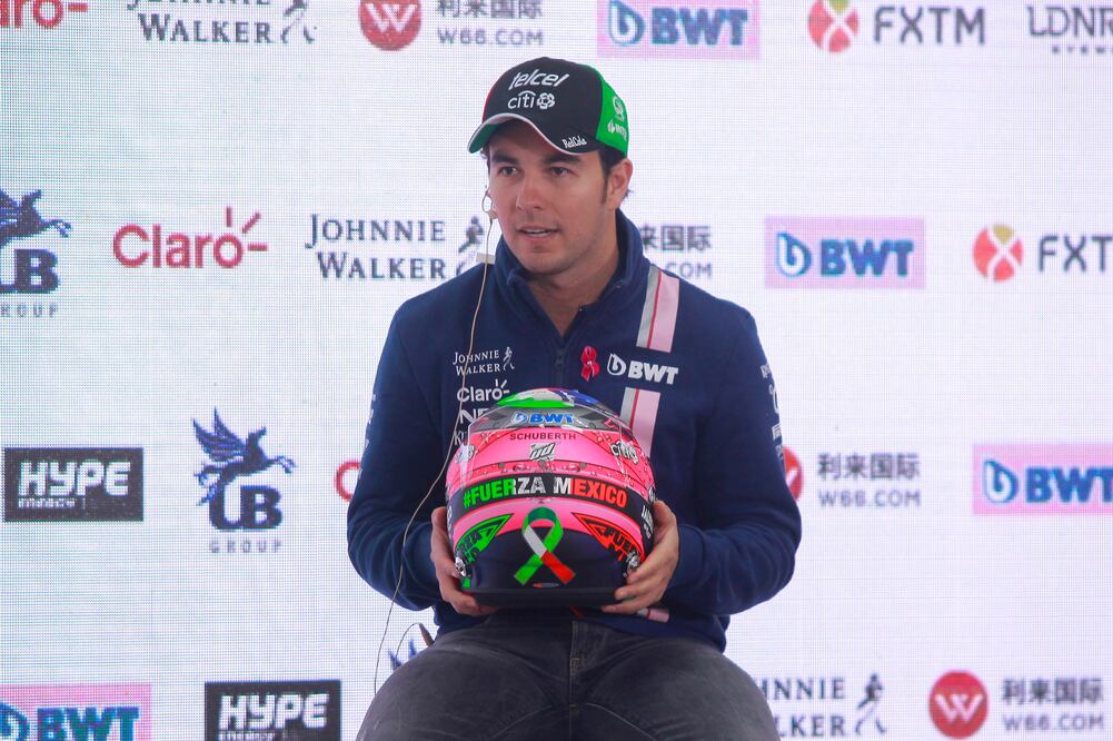 Imago7. Sergio Pérez durante una conferencia de prensa previo al Gran Premio de México