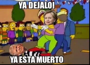 Memes se burlan del debate entre Clinton y Trump