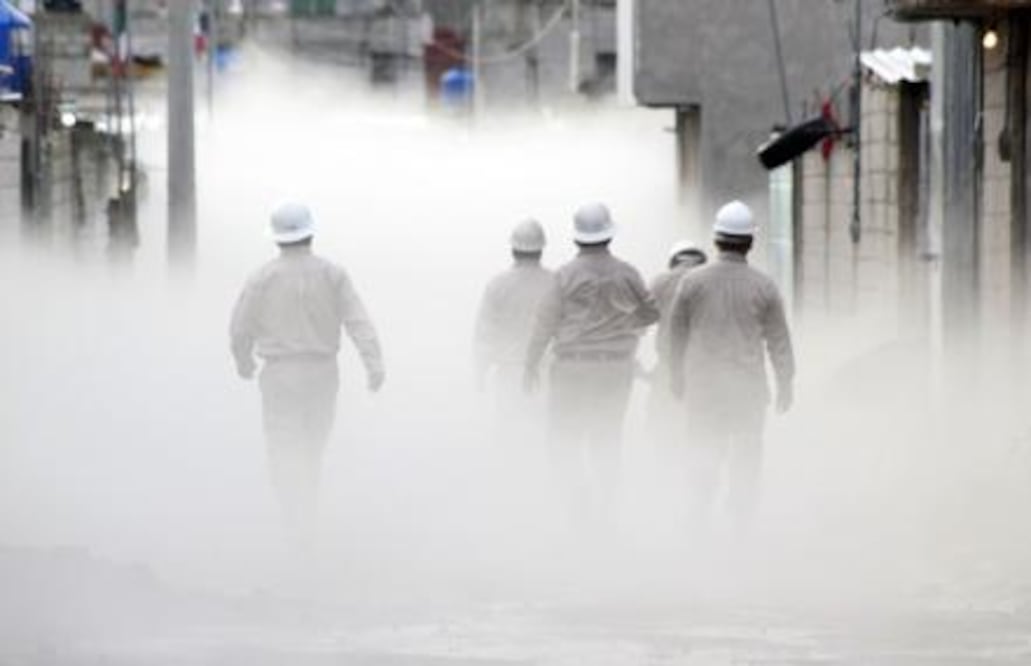 Fuga de gas en Tepeji del Río, Hidalgo, foto: Especial