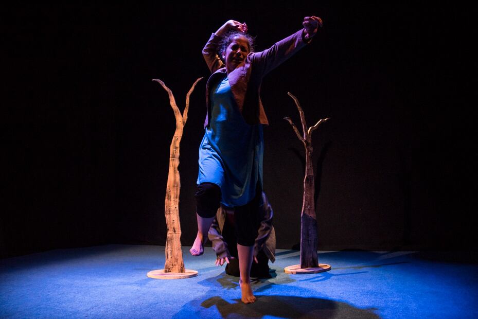 Imagen de la obra de teatro "Las arañas cumplen años". Foto: Especial.