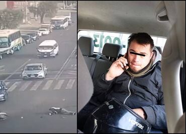 Policía es atropellado por motociclista que invadió carril del Mexibús en Tecámac ¡Voló! VIDEO