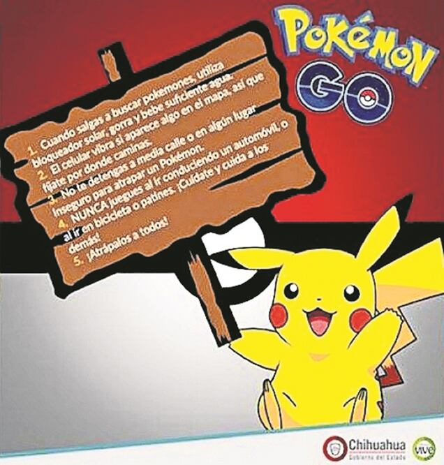 El gabinete de César Duarte se divierte con Pokémon