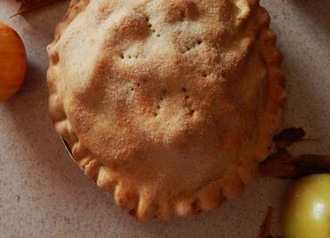 Hornea un pie de manzana al estilo americano