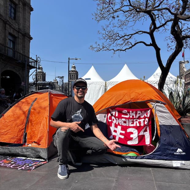 La experiencia en el campamento se ha llevado con orden gracias al respaldo de los fans en conjunto con el equipo a cargo del reordenamiento de la vía pública. Foto: Daniela Cerriteño - El Universal