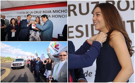 Nombran a hija de Aureoles presidenta honoraria de Cruz Roja local