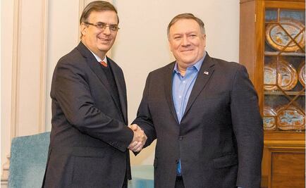 Ebrard anuncia reunión con Pompeo en la CDMX