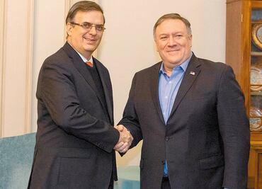 Ebrard anuncia reunión con Pompeo en la CDMX