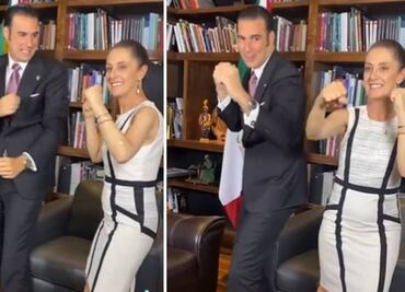 Al estilo Rocky Balboa, Sheinbaum se prepara para la Clase Masiva de Box del 18 de junio