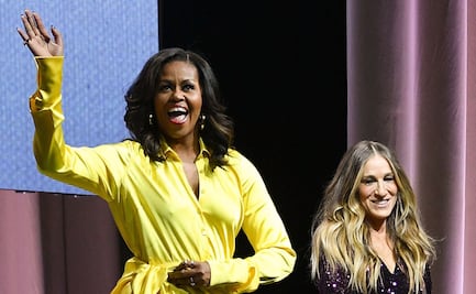 Michelle Obama presume las botas holográficas más arriesgadas de la temporada