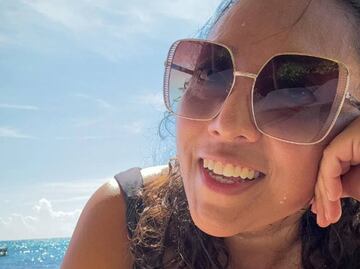 Le llueven comentarios a Michelle Rodríguez por aparecer con nuevo aspecto en la playa