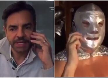 Eugenio Derbez y "El Hijo del Santo" protagonizan meme de Semana Santa