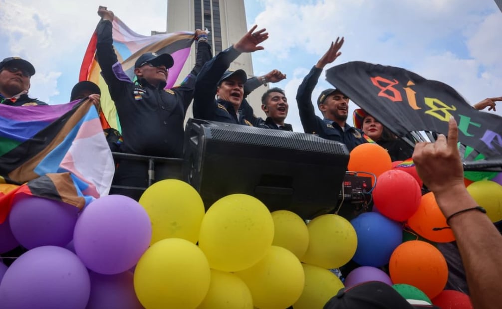 Aspectos de la 48 Marcha del Orgullo LGBTTTIQA+ en la Ciudad de México. Foto: Luis Camacho / EL UNIVERSAL