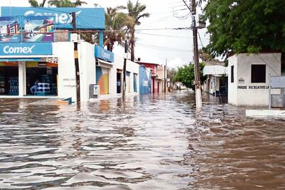 Lluvias inundan el Istmo, pero no mitigan sequía en Oaxaca
