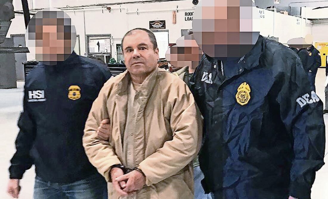 Joaquín Guzmán Loera fue entregado a Estados Unidos el 19 de enero de 2017, un día antes la SCJN negó atraer dos amparos para evitar su extradición (ARCHIVO EL UNIVERSAL)