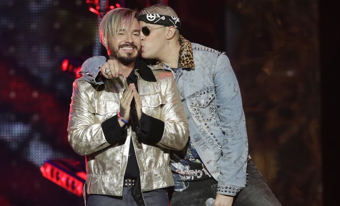 J Balvin y Bad Bunny. Foto: Archivo
