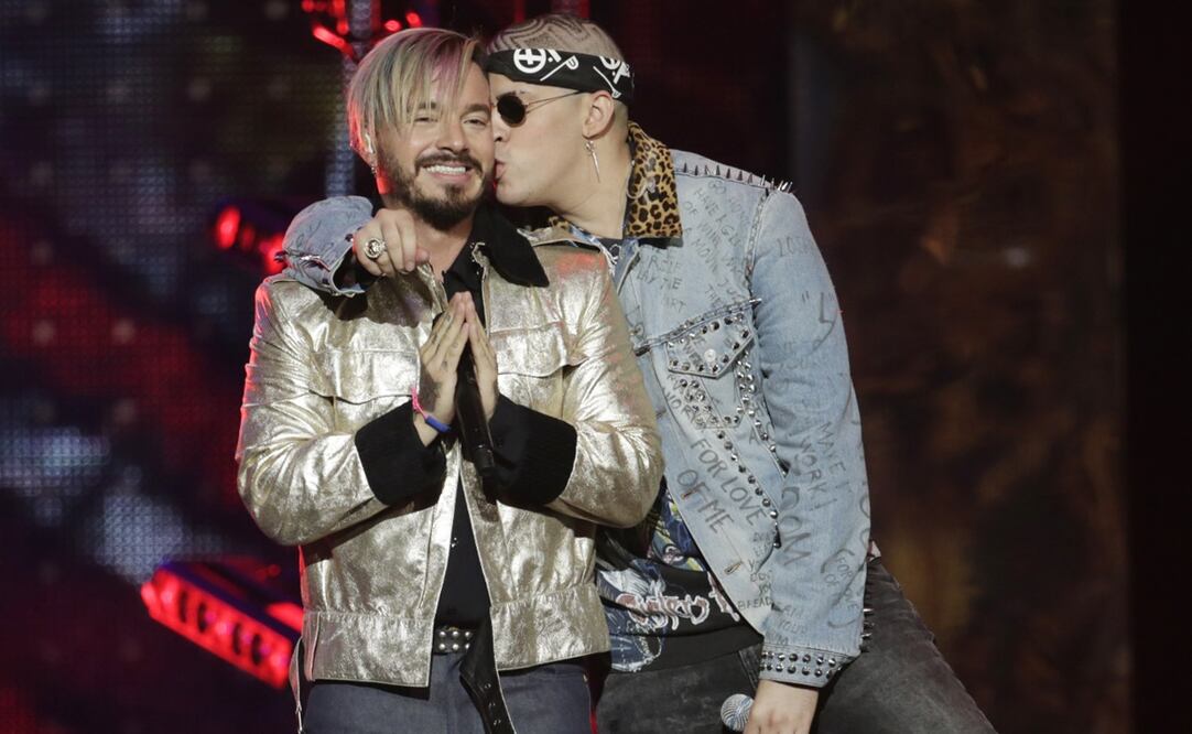 J Balvin y Bad Bunny. Foto: Archivo