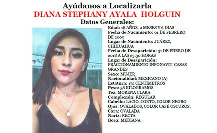 Lanzan alerta para localizar a joven de 18 años en Chihuahua
