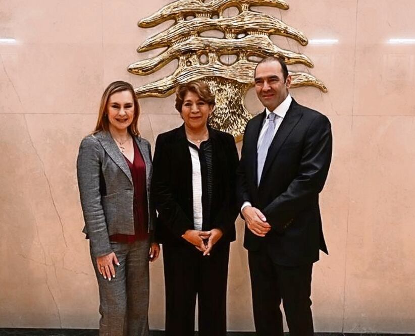 Delfina Gómez se reunió con integrantes de la comunidad libanesa en la Ciudad de México, en donde acordaron buscar el bienestar de los mexiquenses. Foto: Especial
