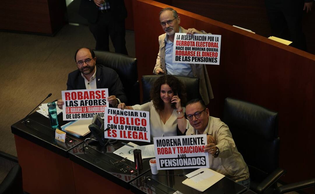 Discusión en el Senado sobre Fondo de Pensiones / Foto: Carlos Mejía. EL UNIVERSAL