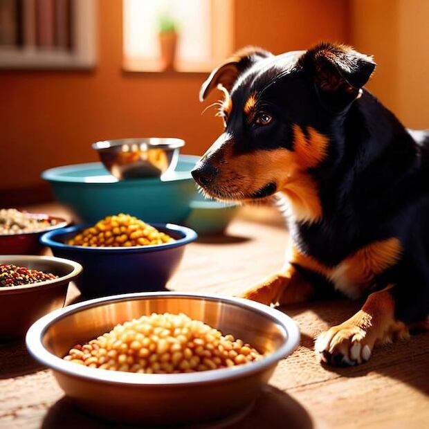 Los perros pueden comer garbanzos, pero no deben ser la base de su dieta. Fuente: Freepik.