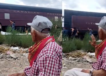 La Emperatriz 2816: Así se despidió exmaquinista de 99 años de la locomotora en SLP
