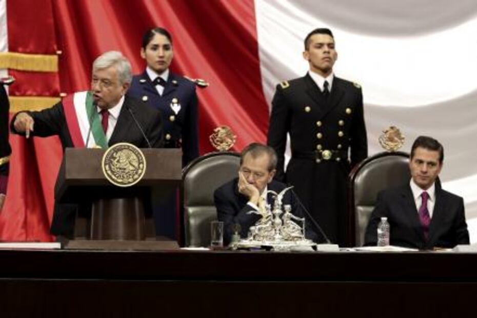 Así reaccionó Peña Nieto durante el discurso de AMLO