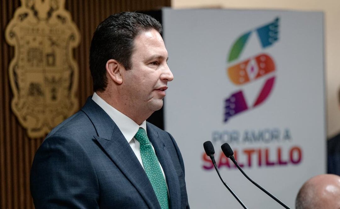 Javier Díaz, alcalde de Saltillo  (01/01/2024). Foto: Especial