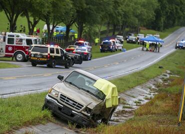 Vuelca autobús con trabajadores agrícolas mexicanos en Florida; hay ocho muertos y 40 heridos