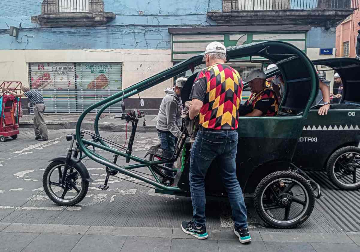 Ciclotaxis del Centro Histórico de la CDMX aumentan tarifa c