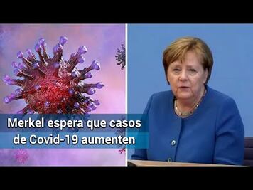 Hasta el 70% de la población puede contagiarse de coronavirus: Merkel
